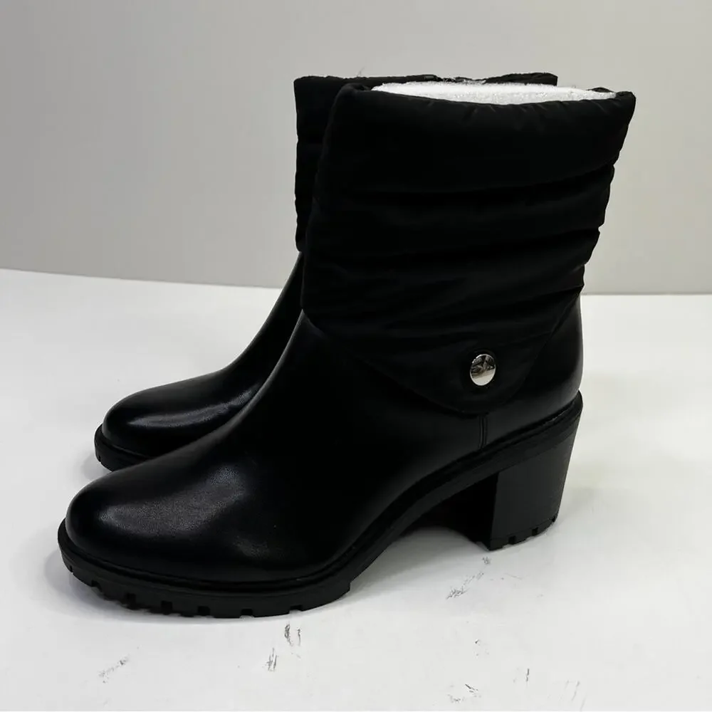 Alfani Belcalise lug sole puffer boots black - 10.5